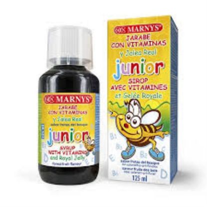 Picture of JUNIOR SYRUP W VIT&ROYAL JELLY 125 ML MARNYS