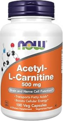 Picture of NOW FOODS ACETYL L-CARN 500 MG 50 CAPSULES