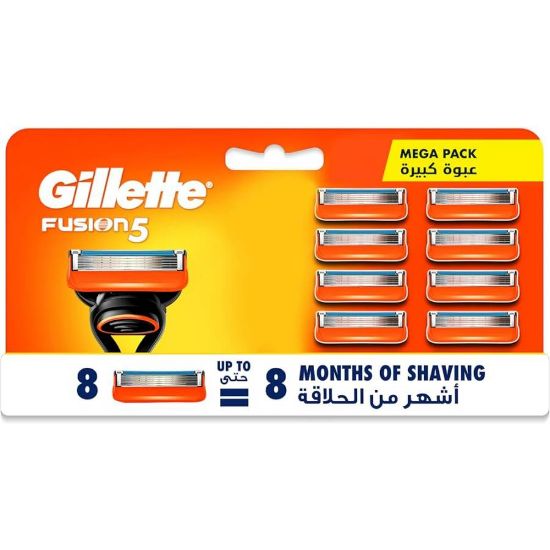 صورة جيليت فيوشن غيارات 8