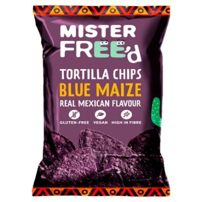 Picture of MR. FREED BLUE MAZE TORTILLA CHIPS  12 X 135 GR