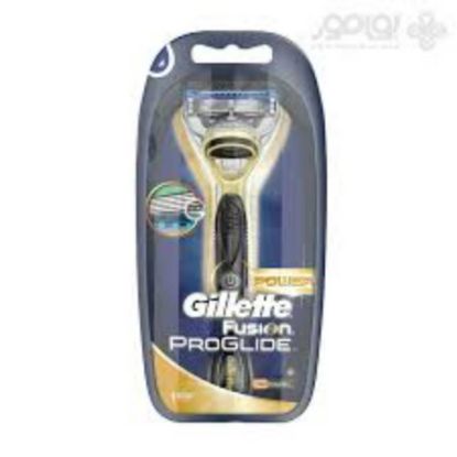 Picture of GILLETTE FUSION PROGLIDE POWER GOLD RAZOR 1 UP 32023-1744#