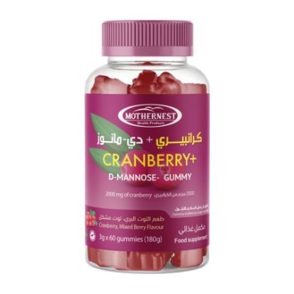 Picture of MOTHERNEST CRANBERRY+D-MANNOSE GUMMY