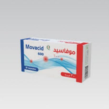 Picture of MOVACID 600  30 CAPS