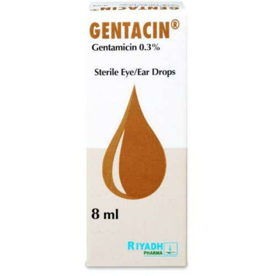 Picture of GENTACIN 0.3% EYE/E DROPS 8 ML