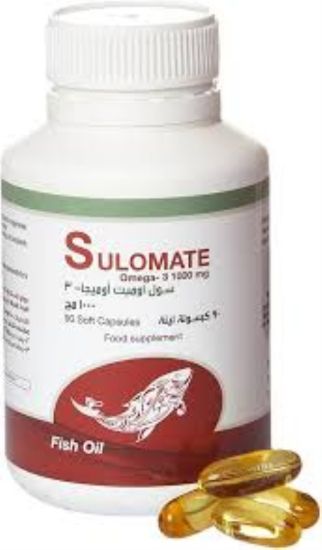 Picture of SULOMATE OMEGA 1000 MG 90 CAP