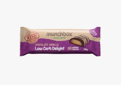 Picture of MUNCHBOX KETO BAR CHOCOLATE VANILLA 50GM
