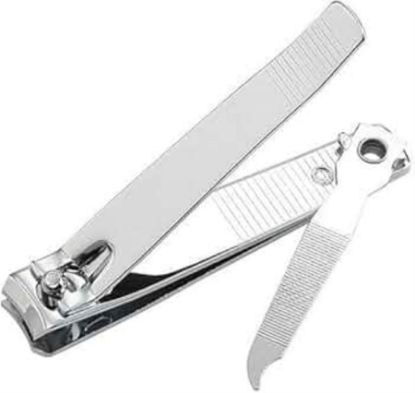 صورة مقص اظافر فضي كبير د