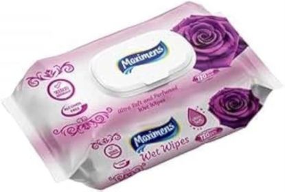 صورة ماكسيمنس مناديل مبللة 120 حبه بالافندر