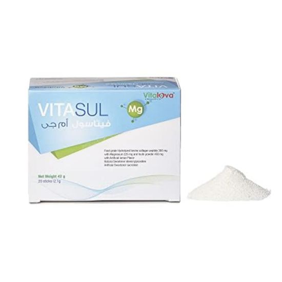 Picture of VITASUL DRINKABLE POWDER LEMON 20 STICKS