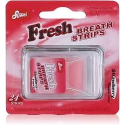 Picture of FRESH COOL BREATH STRIP STRAWBERRY - 24 STRIP 3358
