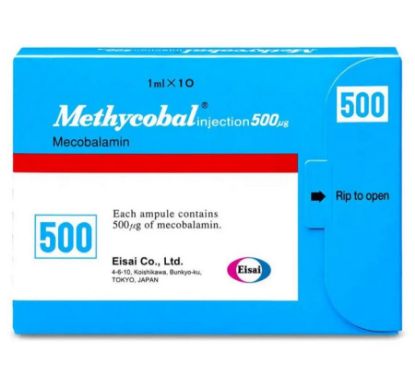 Picture of METHYCOBAL 500 MG 10 AMPOULS