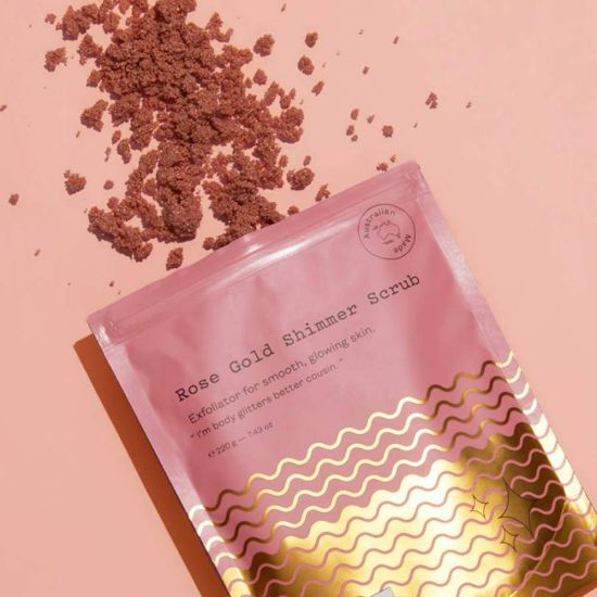 Picture of FRANK BODY GOLD AND ROSE BODY SCRUB 200 GRAMS