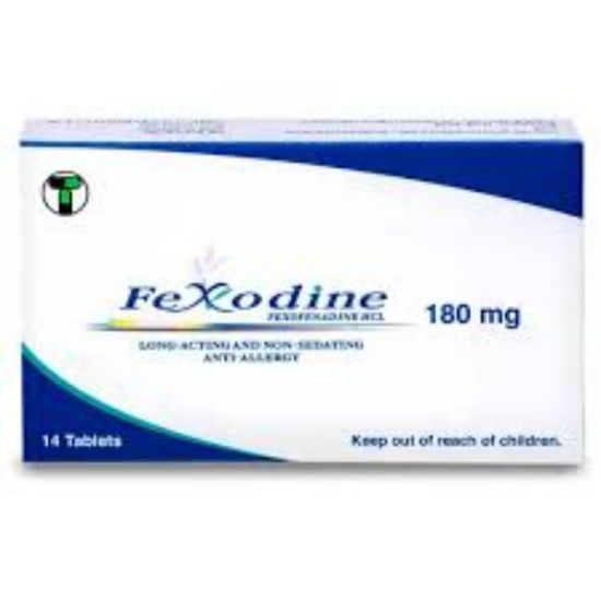Picture of FEXODINE 180 MG 14 TAB