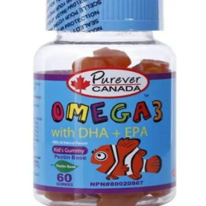 Picture of PUREVER KIDS GUMMY OMEGA3- 60 GUM
