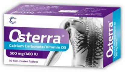 Picture of OSTERA 500 MG /400 VIT D 30 TAB