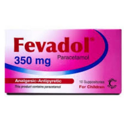 Picture of FEVADOL 350 MG 10 SUPP