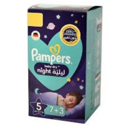 Picture of PAMPERS NIGHT 5 - 7+3 DIAPERS 5494