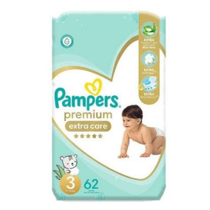 Picture of PAMPERS PREMIUM CARE 3 MEDIUM 2 X 62 - 11507068-7153