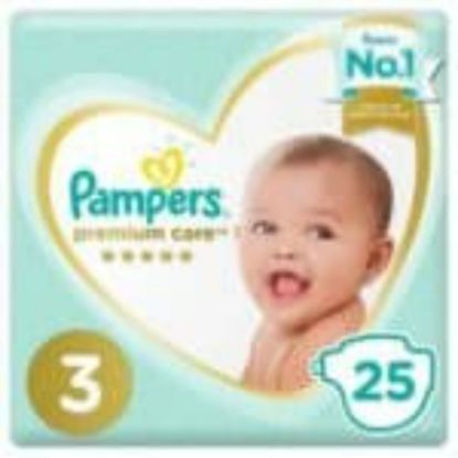 Picture of PAMPERS PREMIUM CARE 3 MEDIUM 4 X 25 - 11507067-7115