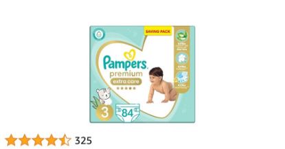 Picture of PAMPERS PREMIUM SIZE 3 (2X84 SUPER SOFT PACK)