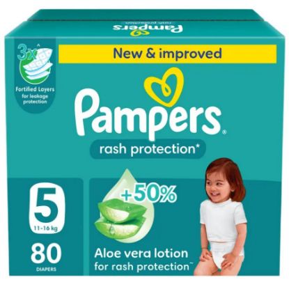 Picture of PAMPERS SIZE 5 ALL BABIES (1X80 SIZE M6)