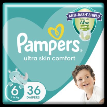 Picture of PAMPERS LARGE 6 XL JUMBO 16KG 2 X 36 -6846-11501311