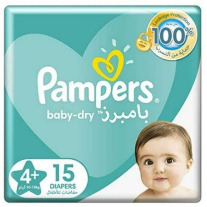 Picture of PAMPERS LARGE 4+ 9-20 KG 6 X 15 - 406488-11501293