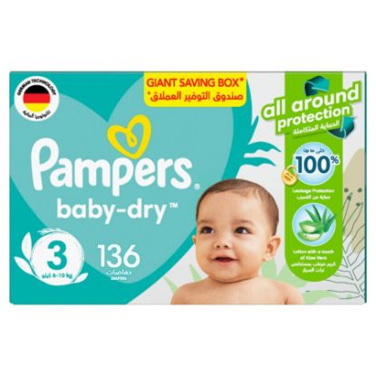 Picture of PAMPERS MEGA MEDIUM 3 - 4-9 KG 1 X 136 BOX 2134-11501306#
