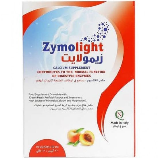 Picture of ZYMO LIGHT CALCIUM 10 SACHET PEACH