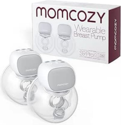 Picture of MOMCOZY S9 PRO ELECTRIC BREAST PUMP, 2 PACK - GREY