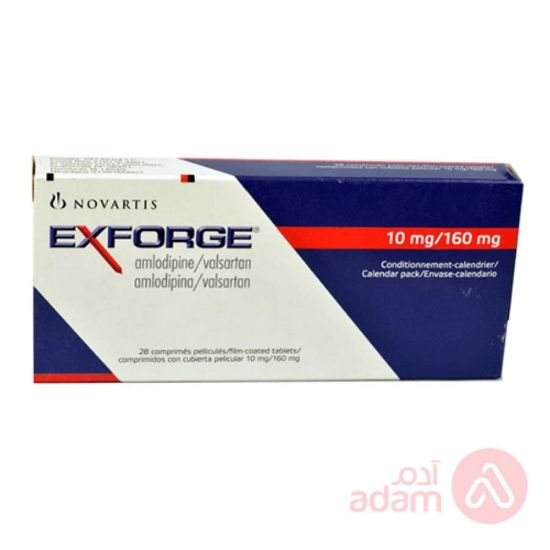 Picture of EXFORGE 10 MG/160 MG 28 TAB
