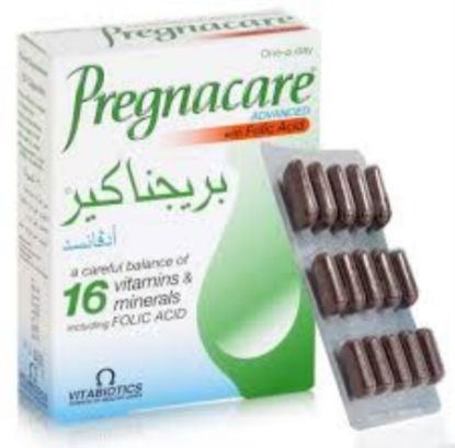 Picture of PREGNACARE ADVANCED FOLIC ACID 30 CAP