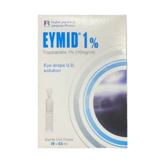 Picture of EYMID 1% EYE DROPS UD 20 ML