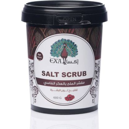 Picture of EXA AKER AL-FASSI SALT SCRUB, 600 GM, 24 PIECES
