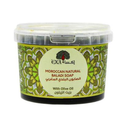 Picture of EXA MOROCCAN LOCAL SOAP WITH OLIVE OIL, 1000 GM, 12 PIECES
