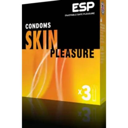 Picture of ESP SKIN PLEASURE 3 CONDOMS 2389