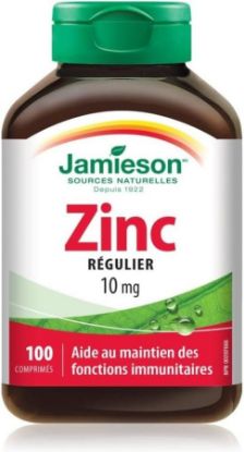 Picture of GT ZINC 10 MG 100 TAB JAMIESON