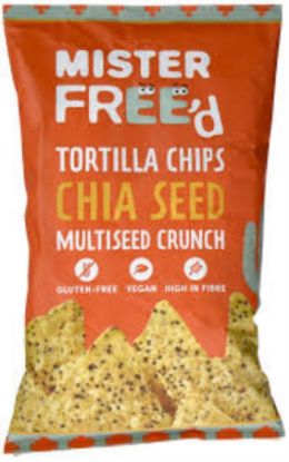 Picture of MR. FREED CHIA SEEDS TORTILLA CHIPS  12 X 135 GR