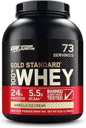 Picture of ON WHEY GOLD STANDARD VANILLA ICE CREAM 5 LBS