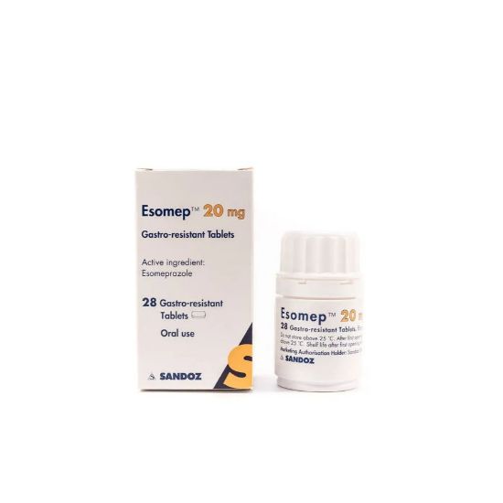 Picture of ESOMEP 20 MG 28 TAB