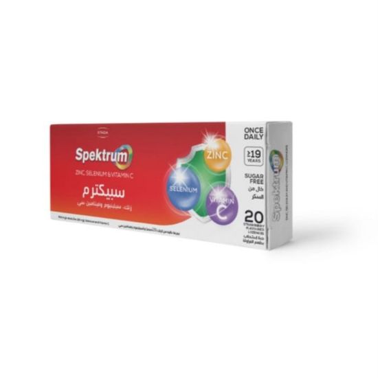 Picture of SPEKTRUM ZINC 20 LOZENGES