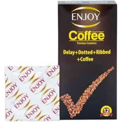 صورة انجوى واقى ذكرى 12 حبة بالقهوة للتأخير