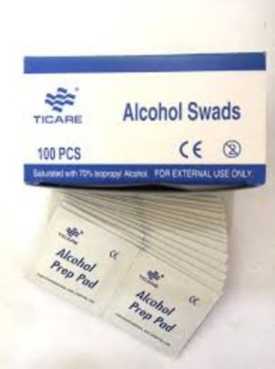 Picture of ALCOHOL SWAB PADS MIX 100 PCS