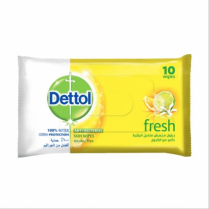 Picture of DETTOL WIPES FRESH 10 SHEETS X 48 - 2451
