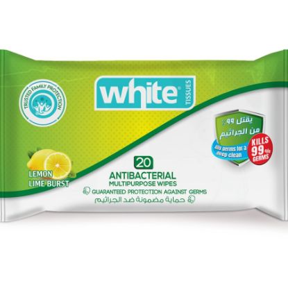 Picture of DR. WIPES ANTIBACTERIAL ANTISEPTIC WIPES 20 PCS