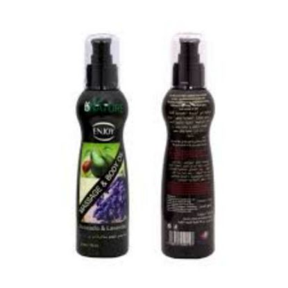 Picture of ENJOY MASSAGE & BODY OIL AVOCADO &LAVANDER 175 ML