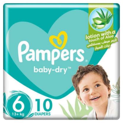 Picture of PAMPERS BABY DRY 6 -13+KG 6 X 10 PCS 11501450-9419