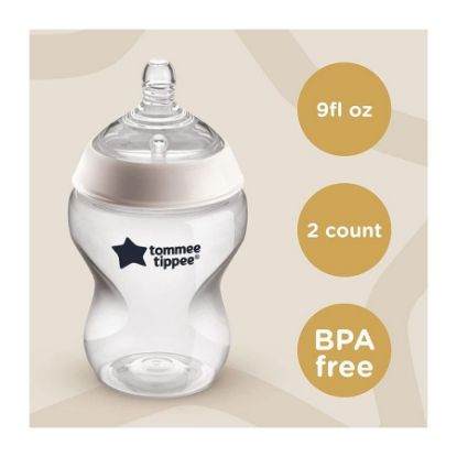 Picture of TOMMEE TIPPEE 2 FEEDING BOTTLE 0M + 260 ML 5207