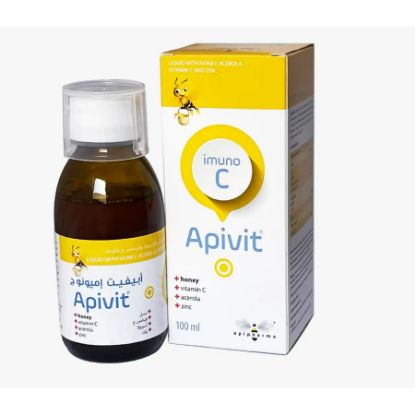 Picture of APIVIT C HONY & VITAMINS LIQUID 100 ML