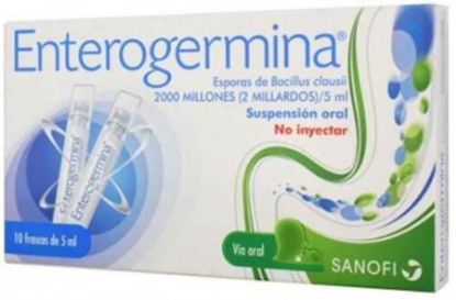 Picture of ENTEROGERMINA ORAL SUSPENSION 10 VIAL 5 ML